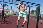 Руководитель кружка «Пилатес» сдал нормативы ГТО.
