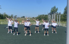 Открытие спортивной площадки в Толстах
