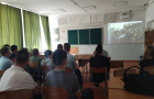 Профилактическая беседа инспектора ДПС со школьниками МОУ СОШ с. Толсты 