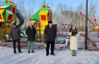 В парке «Тропа здоровья» открыта новая детская площадка