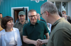 Алексей Текслер и Анна Кузнецова открыли в Волновахе детский сад после реконструкции