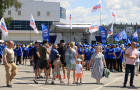 В Челябинске на выставке у арены «Трактор» стоят разгромленные НАТОвские «легенды»